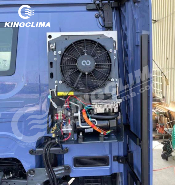 Electric truck cab air conditioner