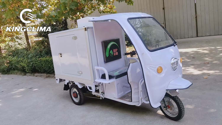 B-150 refrigeration units for electric three-wheeled