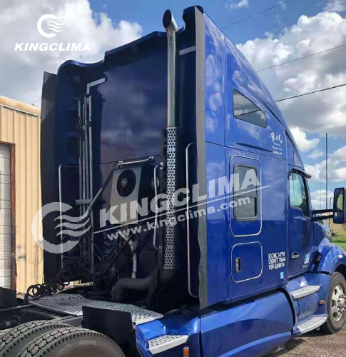 Battery powered truck air conditioner