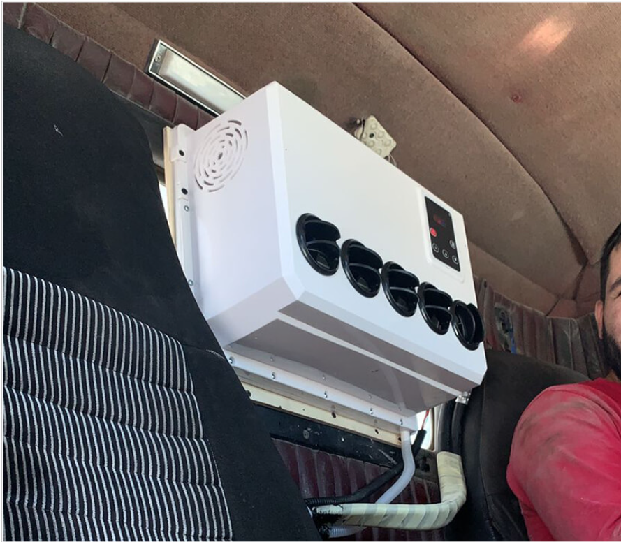 12V 24VDC Electric Split Mounted Parking Air Conditioner